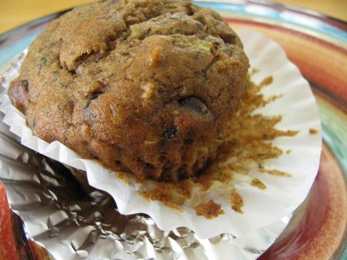 Zucchini Banana Nut Power Muffins