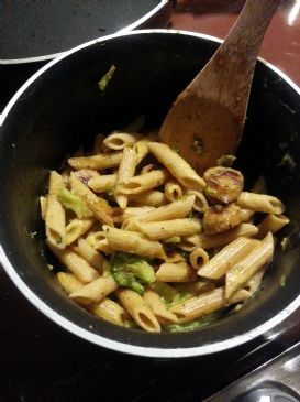Penne with Broccoli and Chicken Sausage