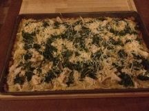 Chicken & Mushroom Alfredo Cauliflower Crust Pizza