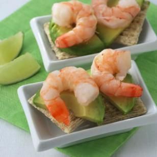 Shrimp & Avocado Canapes