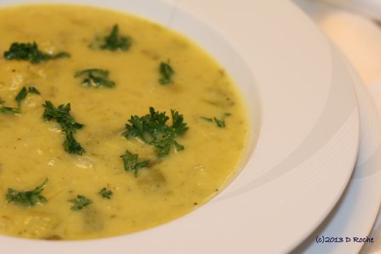 Turmeric Leek & Potato Soup