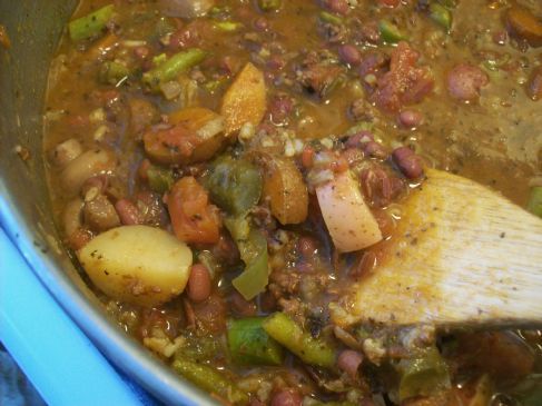 Beefy Bean and Vegetable Soup