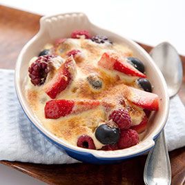 Fresh Berry Gratins