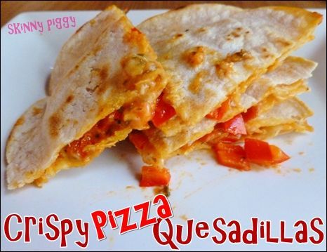 Crispy Pizza Quesadilla