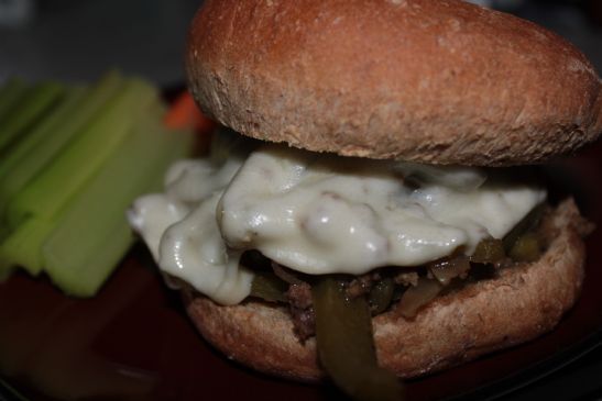 Philly cheesesteak sloppy joes 