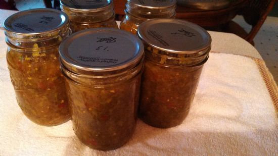 Green Tomatoe relish