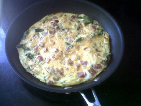 Ham and Asparagus Frittata