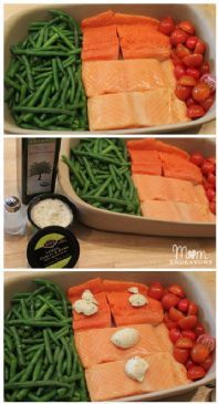 Roasted Salmon and Veggies