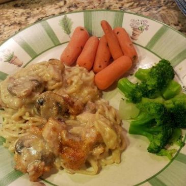 Aunt Patsy's Chicken Tettrazini with home canned chicken Recipe