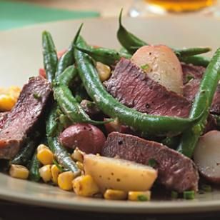 Steak & Potato Salad with Horseradish Dressing