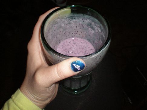 Banana Blueberry Blender Blast