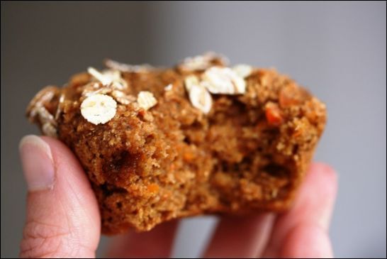 Whole Wheat Carrot Cake Muffins