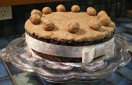 Fruit Cake - Healthy - Finished as Simnel Cake 