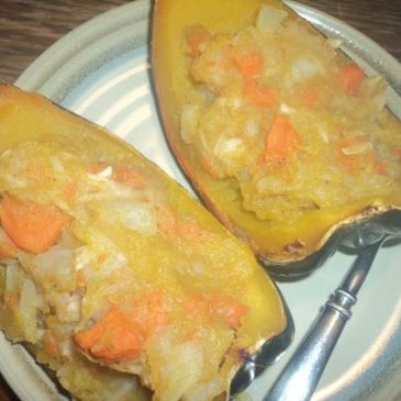 Veggie Stuffed Acorn Squash