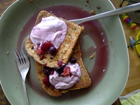 Healthy French toast 