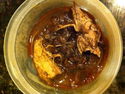 Slow-cooker beer-braised pork and black bean soup