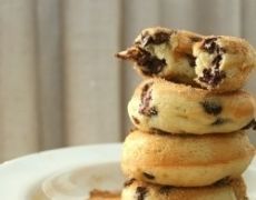 Banana Chocolate Chip Baked Doughnuts