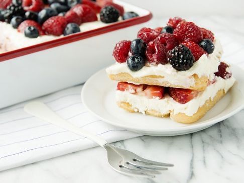 Easy Lemon Berry Tiramisu