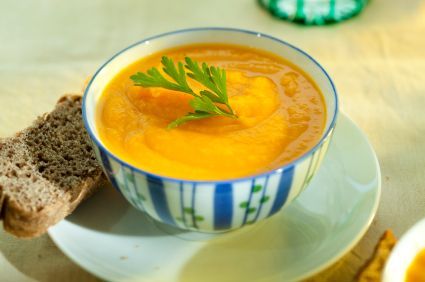 Slow Cooker Curried Apple Parsnip Soup