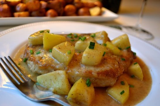 Pork Chops with Warm Apple Sauce