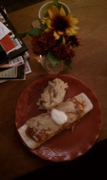 Buttercup squash enchiladas