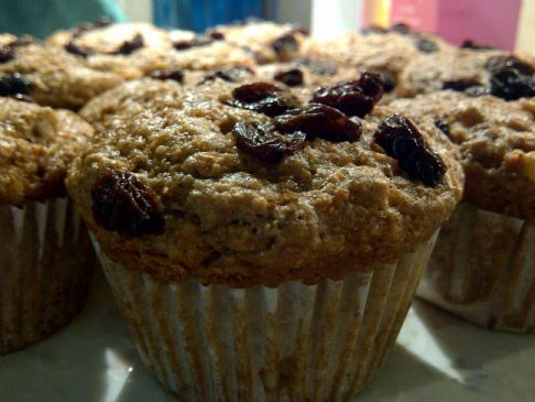 Low Fat Carrot Cake Muffins