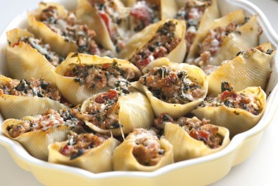 Sausage Stuff Pasta Shells