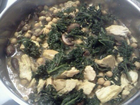 Sasha's Kale and chicken love soup