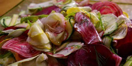 Shaved Vegetable Salad