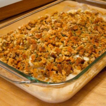 Swiss chicken with stuffing