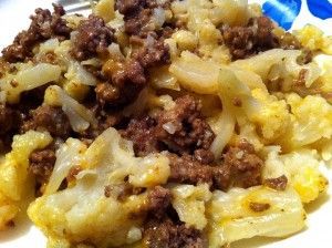 Cheeseburger Cauliflower