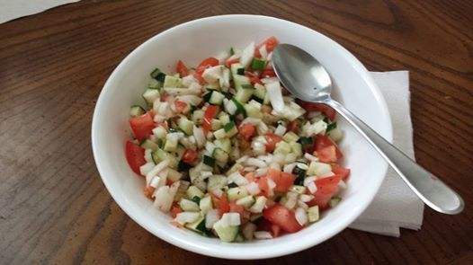 Daniel's Cucumber, Onion, & Tomato Salad
