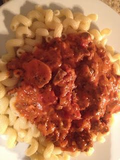 Meaty Sausage Pasta