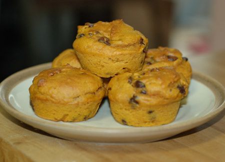 Chocolate Chip Pumpkin Muffins