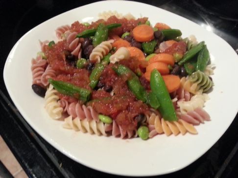 Veggie Marinara Pasta #FITFOOD