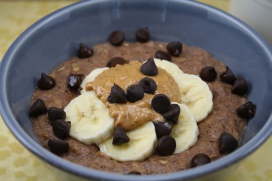 Chocolate Peanut Butter Hot Flax