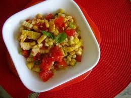 Roasted Corn & Pepper Salad