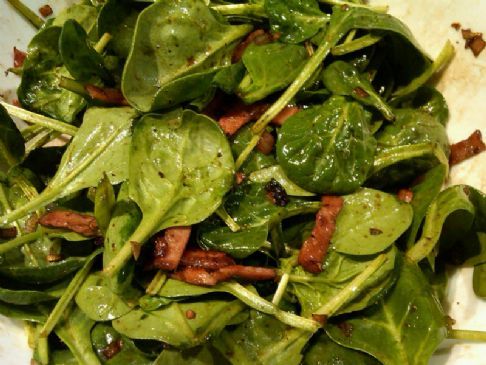 Warm Spinach Salad 