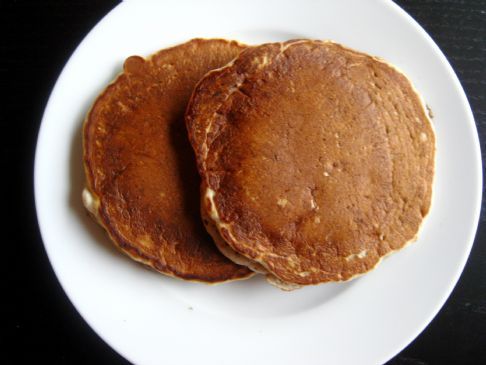 Strawberry-Banana Flax Pancakes