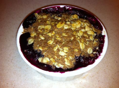 Blueberry Breakfast Crisp