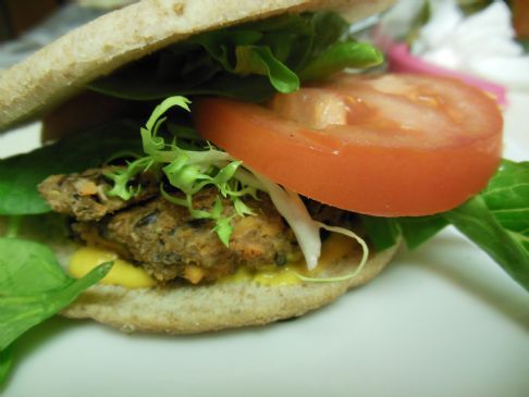 Becky's Beautiful Black Bean Burgers! 