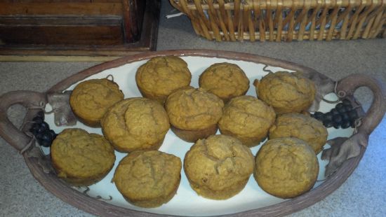 Sugar & Egg Free Pumpkin Muffins