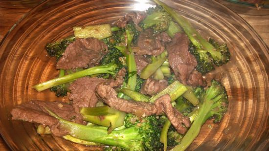 Broccoli Beef stir fry (gluten free)