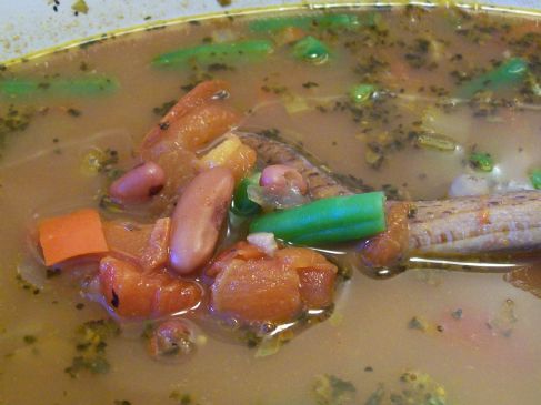 Peppery Three-Bean Soup