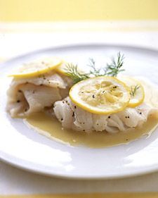 Tilapia Satchels with Orange Butter Sauce