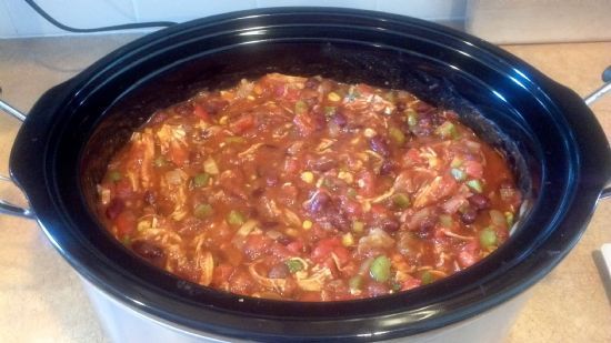 Chicken, Bean, and Corn Chili