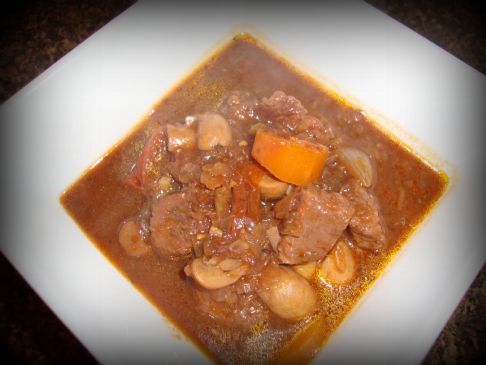 using stew red wine recipes Red Beef SparkRecipes Stew Sauce Recipe   in Wine