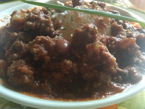 Mayan Chili with Grassfed Ground Beef, Low Fat and Gluten Free!