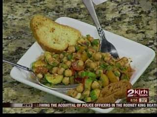 Fresh Garbanzo Bean Salad