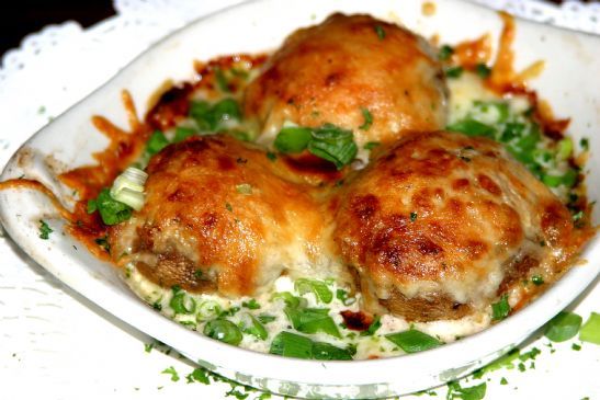 Stuffed Mushrooms with Crab